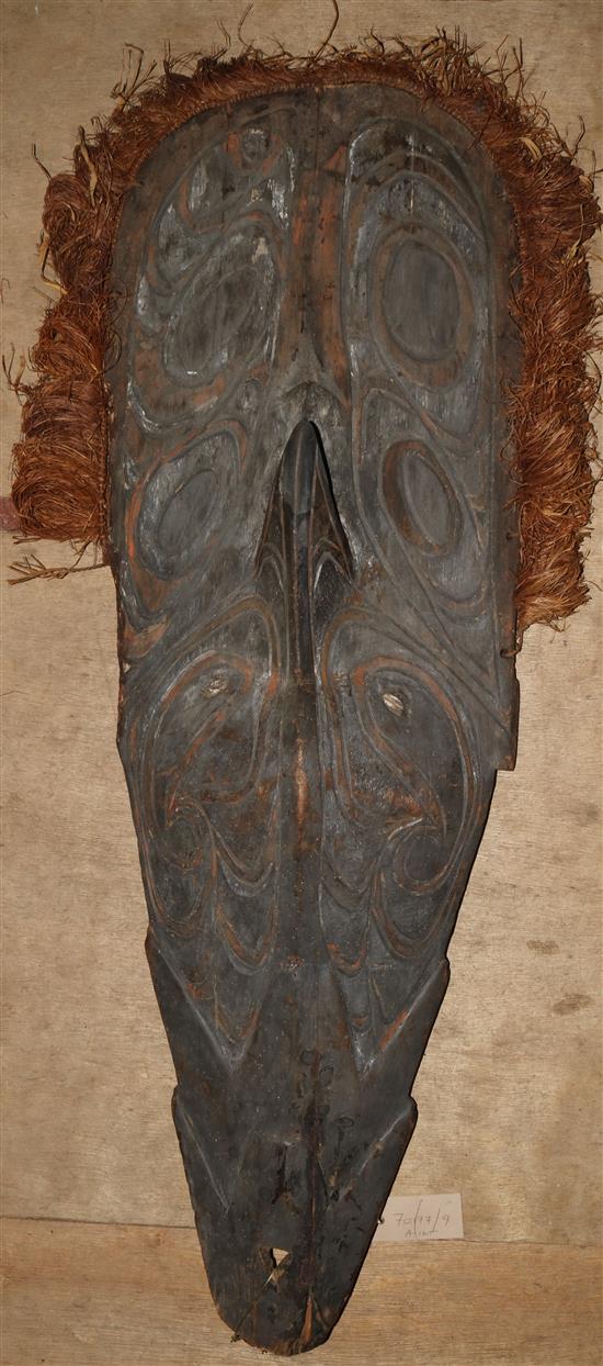 A Sepic River mask, H. 3ft 2in.